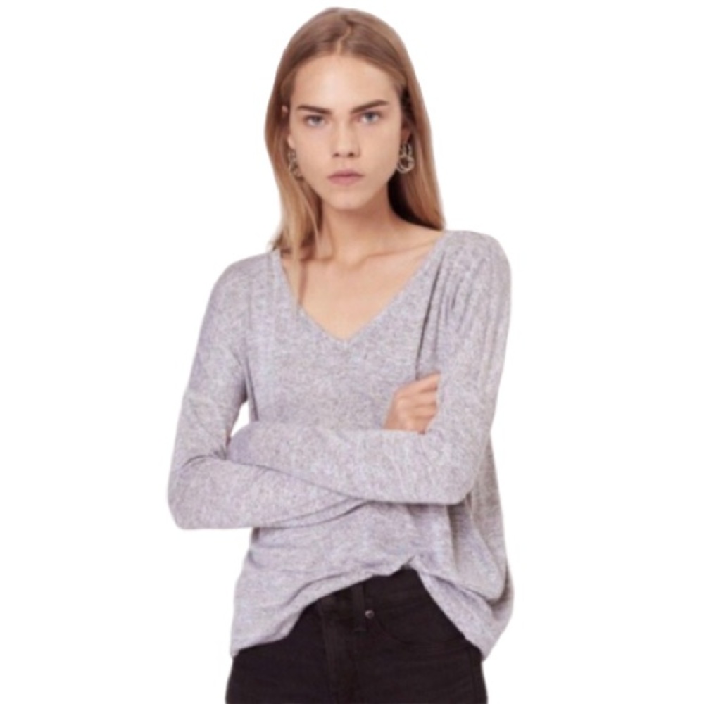 NWT Rag & Bone/JEAN Theo Long-Sleeve V-Neck Tee